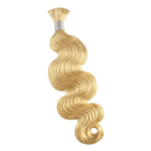 Premium Body Wave Braiding Hair Extensions #613 Blonde | 100% Human