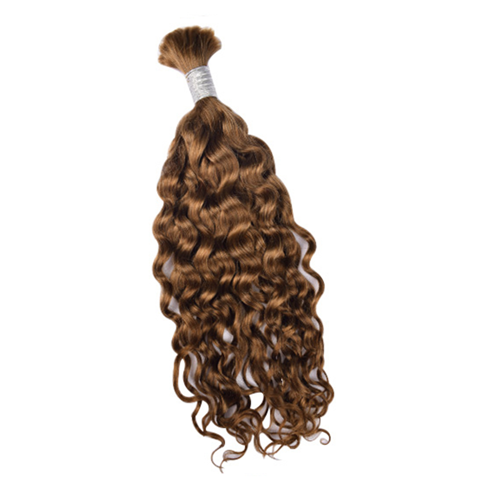 Premium Italy Curly Braiding Hair Extensions #30 Light Auburn | 100%