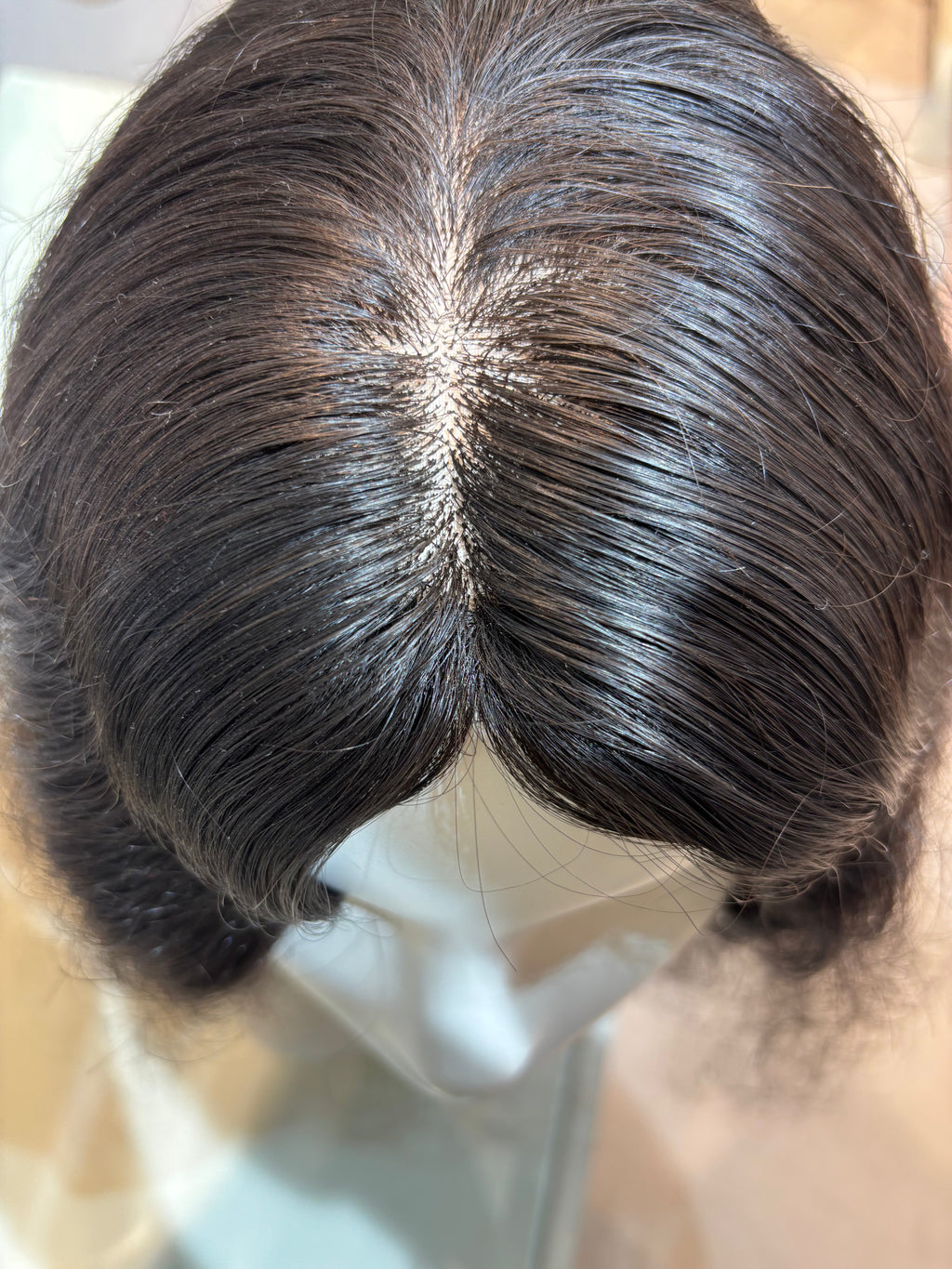 Mono Base Wig - 100% Remy Human Hair | Breathable & Natural Scalp Appearance